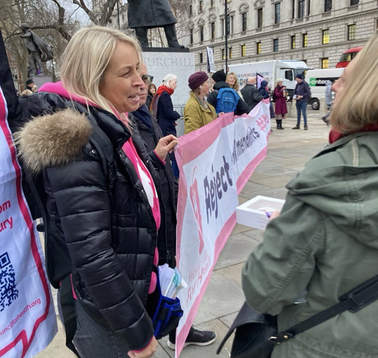 Rally outside Parliament